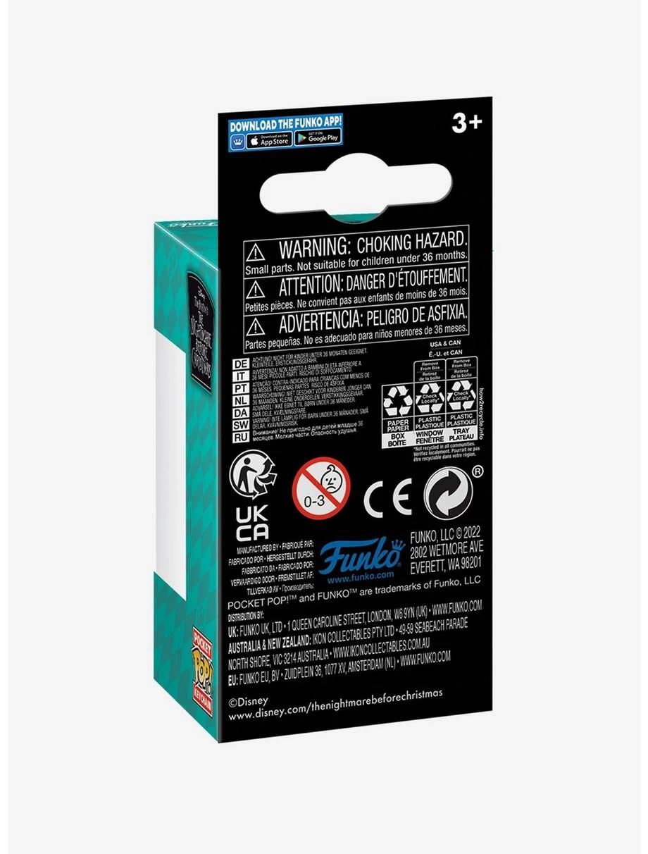 FUNKO The Nightmare Before Christmas Pop! Gingerbread Jack Skellington Vinyl Key Chain Hot Topic 2022 Exclusive 5 FUNKO The Nightmare Before Christmas Pop! Gingerbread Jack Skellington Vinyl Key Chain Hot Topic 2022 Exclusive - Image 3