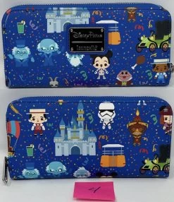 Disney Parks Icon Attractions Celebrations Loungefly Wallet -Disney Magic Shop image 71ca1968 d679 44a6 9364 247444322957