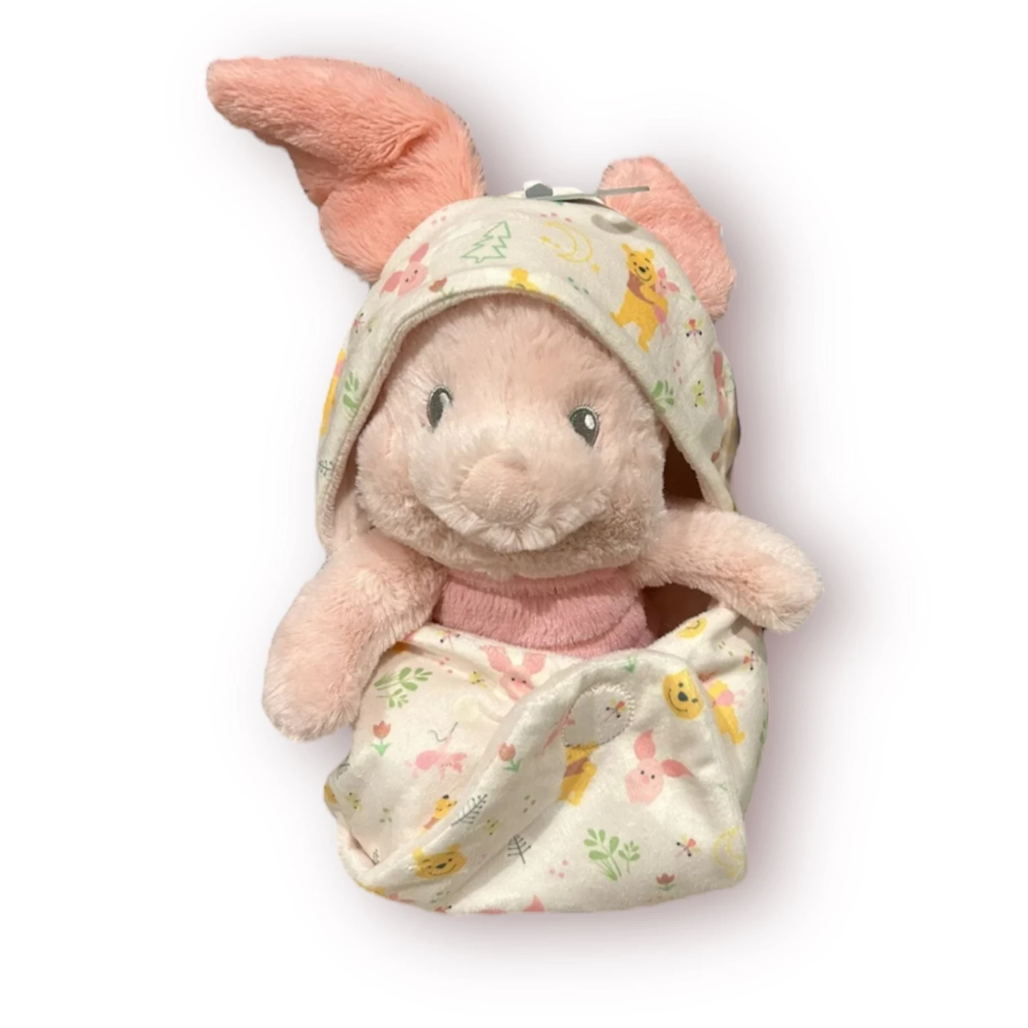 Disney Babies Piglet Plush With Hooded Blanket 3 Disney Babies Piglet Plush With Hooded Blanket