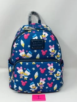 Disney Donald And Daisy “Love” Loungefly Backpack Purse -Disney Magic Shop image 7d292d09 3eea 4e80 b948 369b0c933554