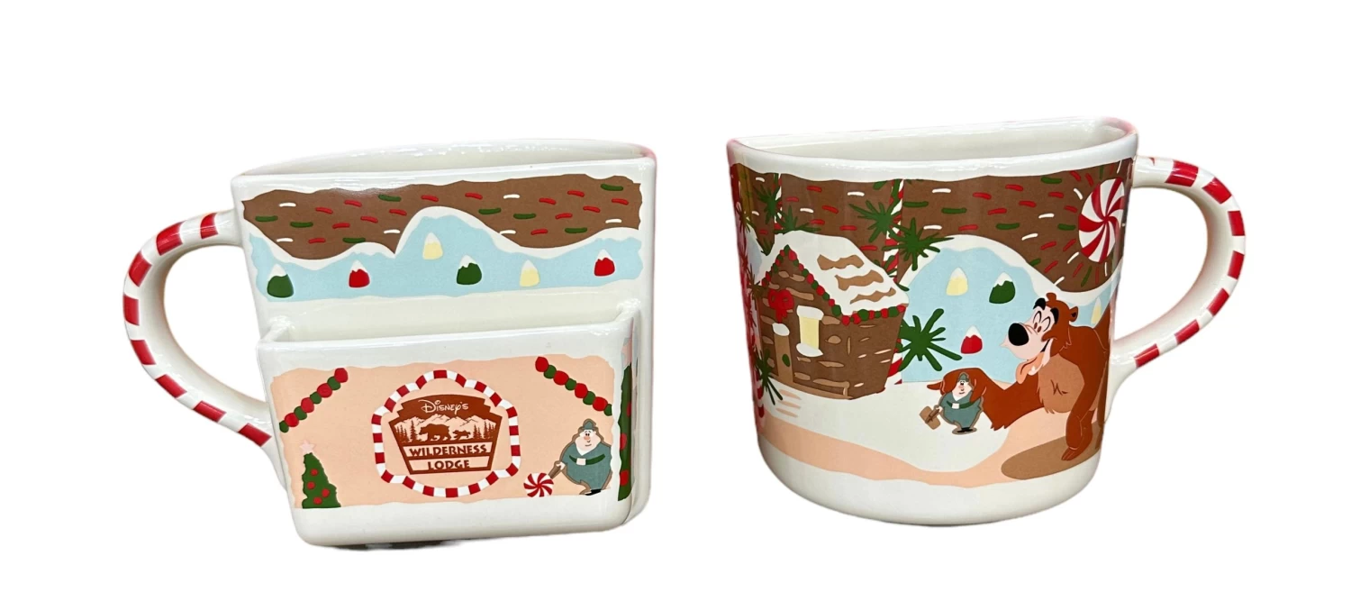 Disney Gingerbread Wilderness Lodge Mug 3 Disney Gingerbread Wilderness Lodge Mug