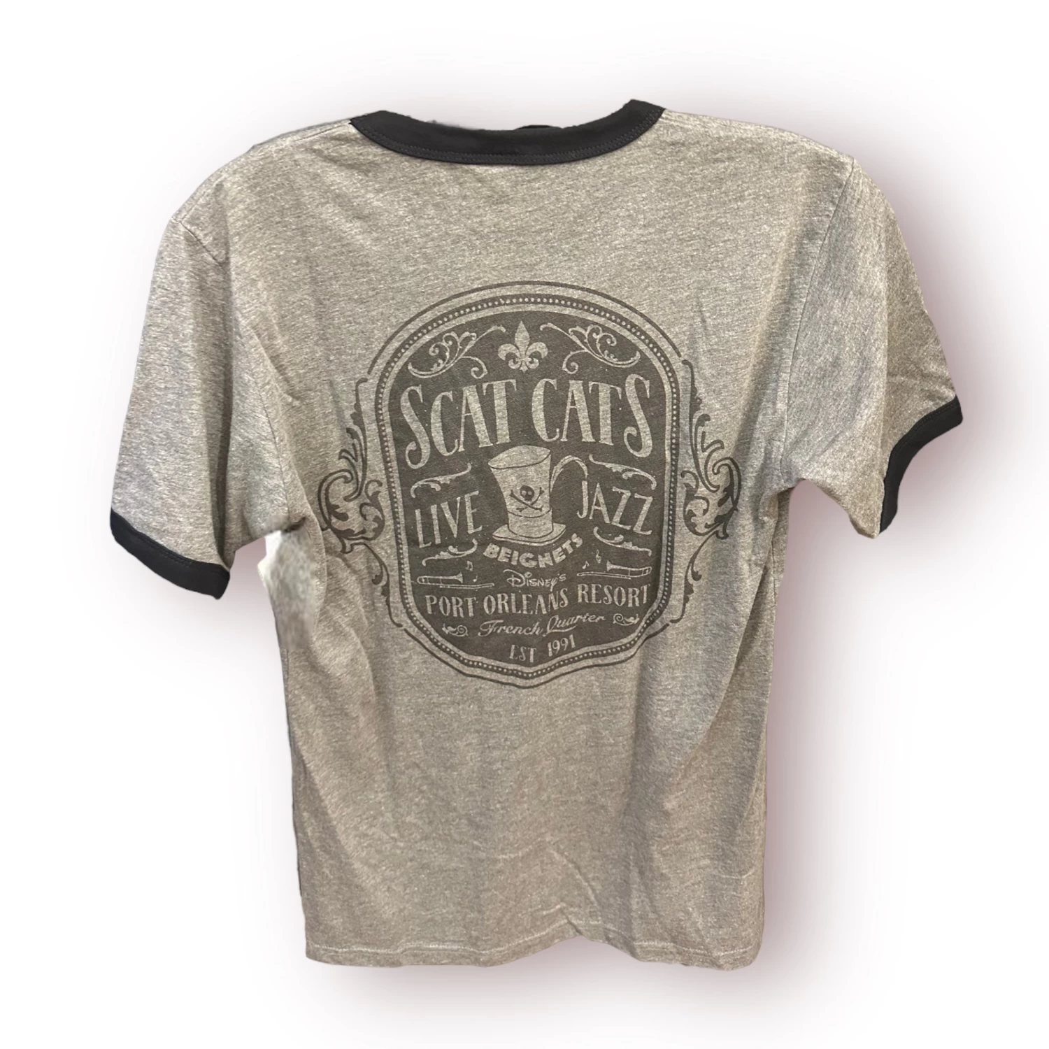 Disney Port Orleans Scat Cats Beignet Ringer Shirt 5 Disney Port Orleans Scat Cats Beignet Ringer Shirt - Image 3