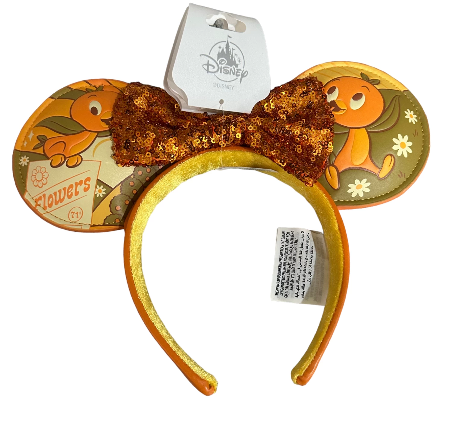 Disney Epcot Flower & Garden 2023 Orange Bird Ear Headband 3 Disney Epcot Flower & Garden 2023 Orange Bird Ear Headband