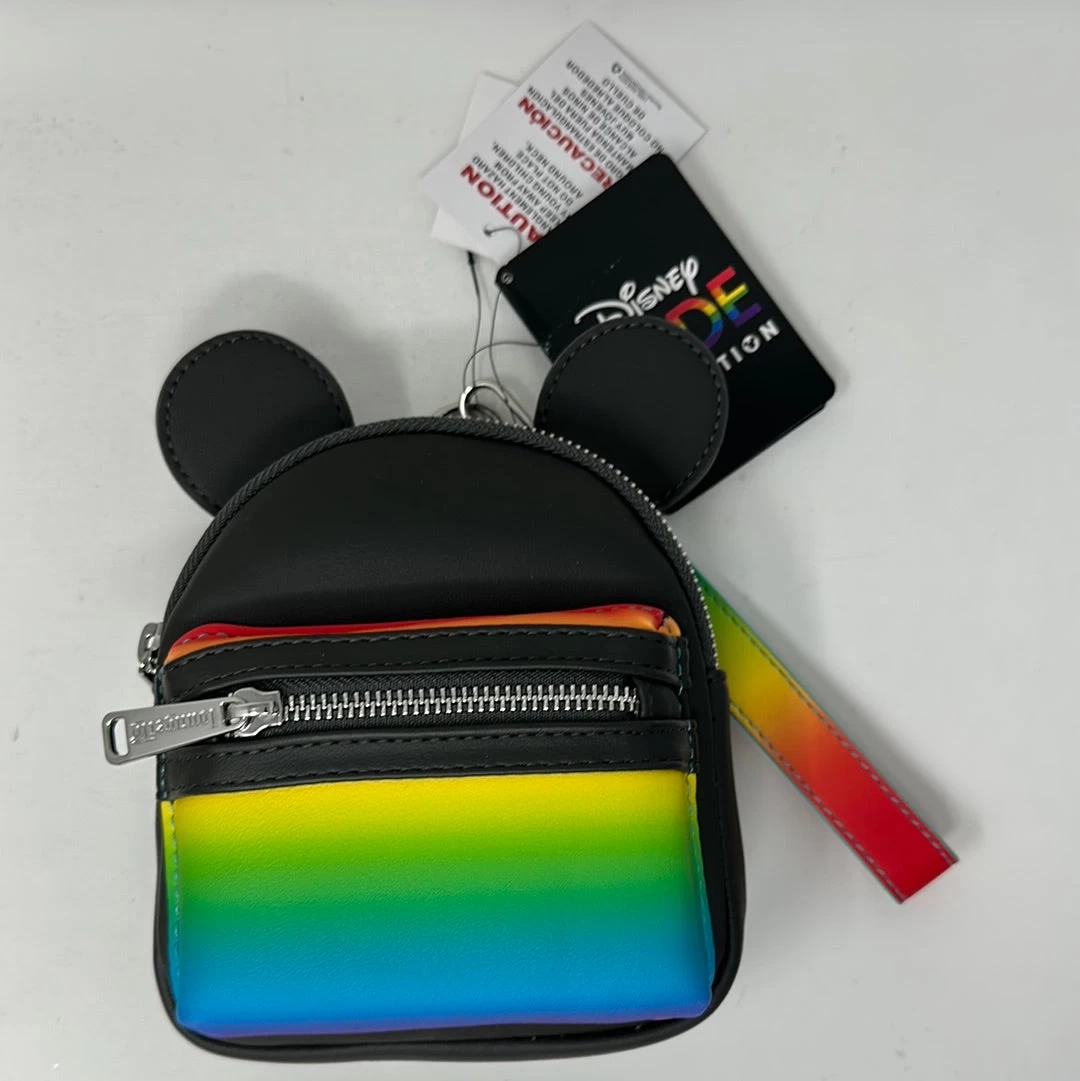 Disney Mickey Rainbow Pride Loungefly Backpack Wristlet 2022 5 Disney Mickey Rainbow Pride Loungefly Backpack Wristlet 2022 - Image 3