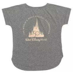 Walt Disney World 50th Anniversary Mickey Castle Women’s Dolman Shirt