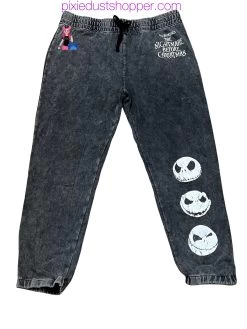 Disney Nightmare Before Christmas Jack Skellington Jogger Sweatpants