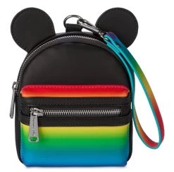 Disney Mickey Rainbow Pride Loungefly Backpack Wristlet 2022
