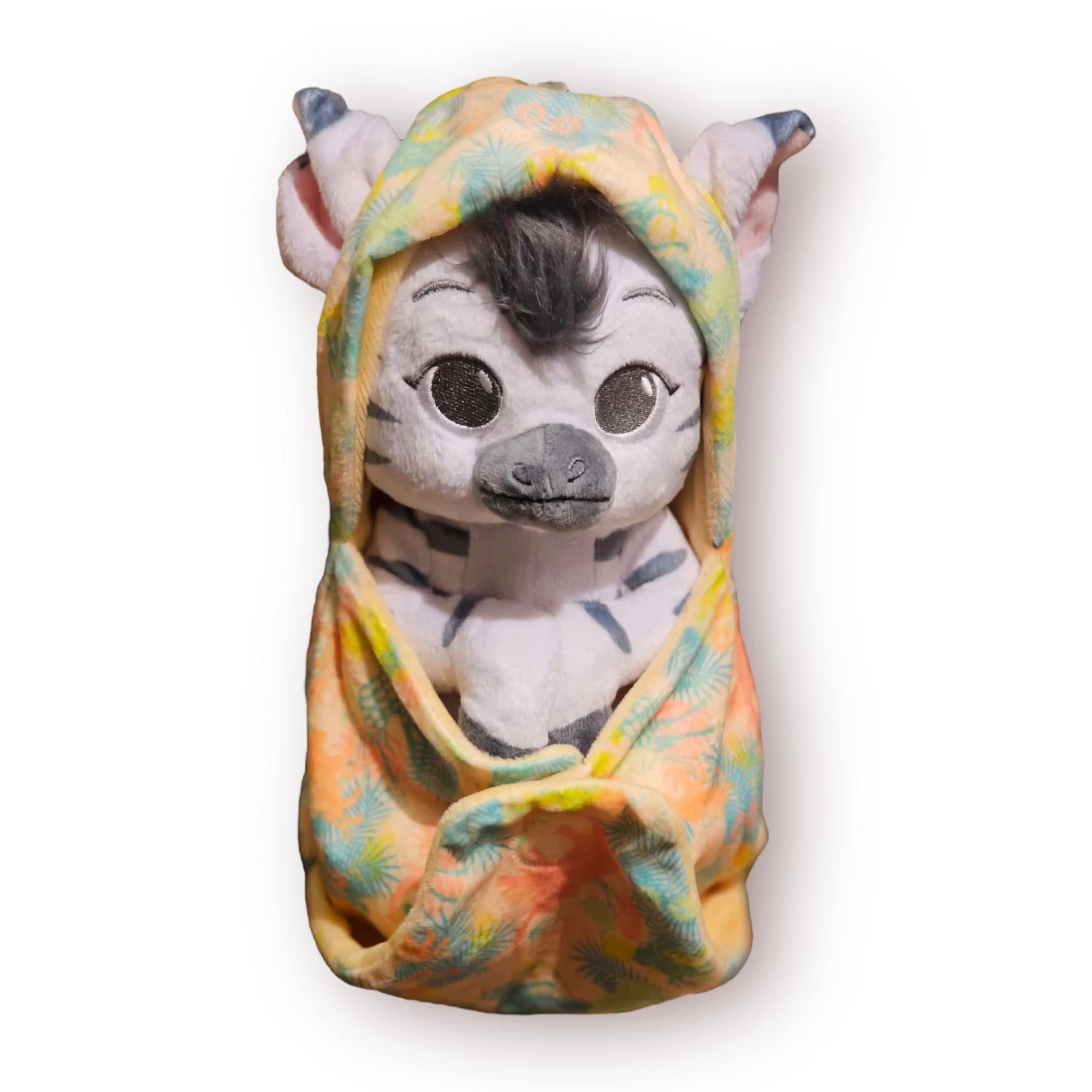 Disney Babies Zebra Plush In Hooded Blanket Pouch 3 Disney Babies Zebra Plush In Hooded Blanket Pouch