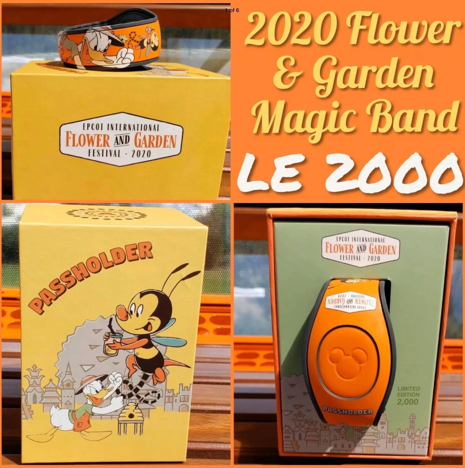 Disney Epcot 2020 Flower And Garden Festival AP Spike The Bee Magicband Limited 3 Disney Epcot 2020 Flower And Garden Festival AP Spike The Bee Magicband Limited