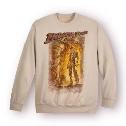 Disney Indiana Jones White Sweater For Adults