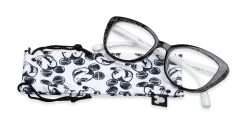 Disney The Dreamerx Foster Grant® Reading Glasses Black/Crystal, Mickey Mouse Print -Disney Magic Shop tn images D REA Dreamer Case Black JPG w1822